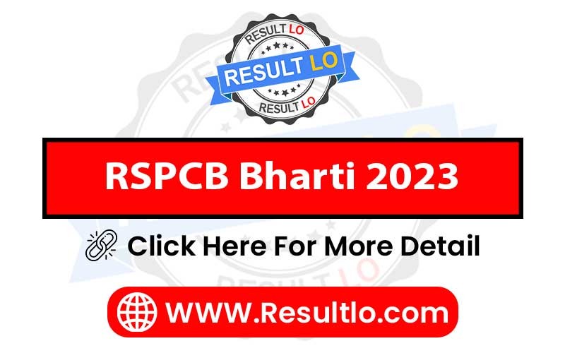 RSPCB Bharti 2023