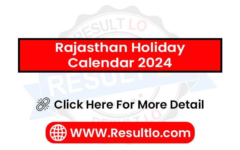 Rajasthan Holiday Calendar 2024
