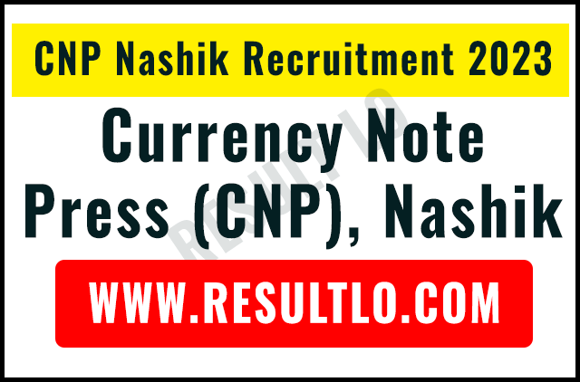 CNP Nashik Recruitment 2023