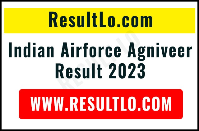 Indian Airforce Agniveer Result 2023