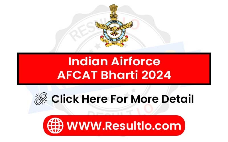 Indian Airforce AFCAT Bharti 2024