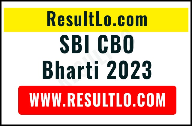 SBI CBO Bharti 2023