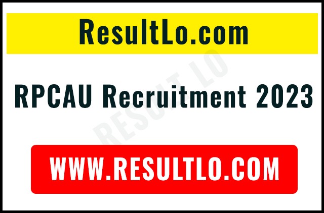 RPCAU Recruitment 2023