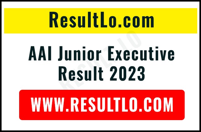 AAI Junior Executive Result 2023