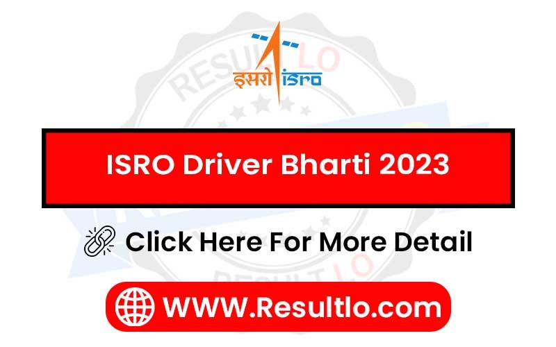 ISRO Driver Bharti 2023