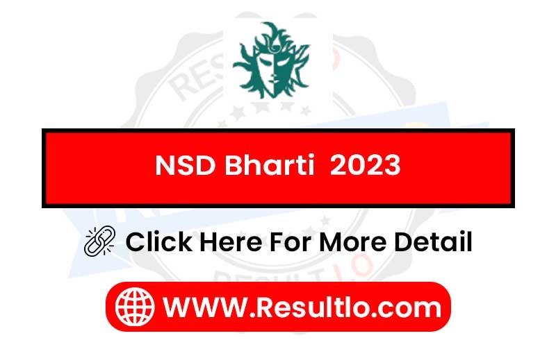 NSD Bharti  2023