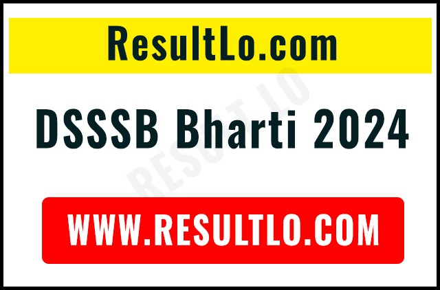 DSSSB Bharti 2024