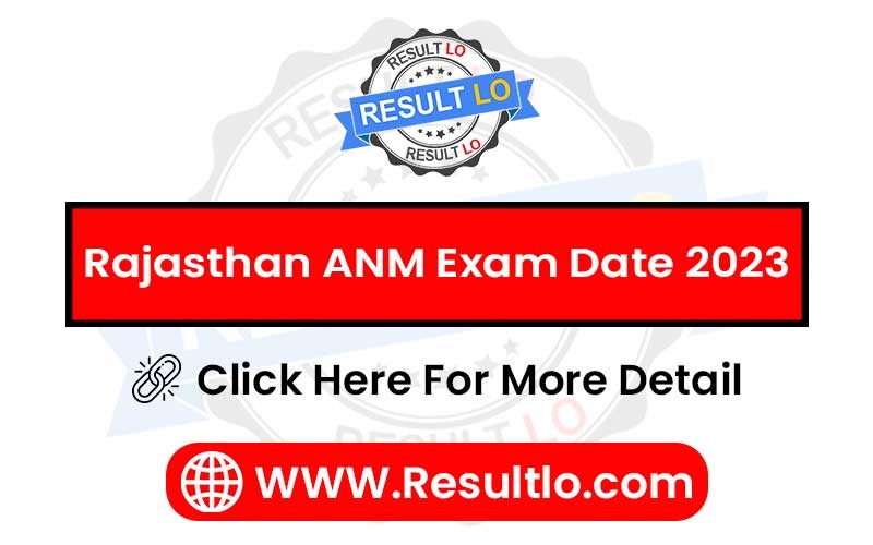 Rajasthan ANM Admit Card 2024