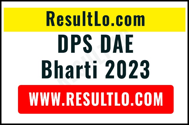 DPS DAE Bharti 2023