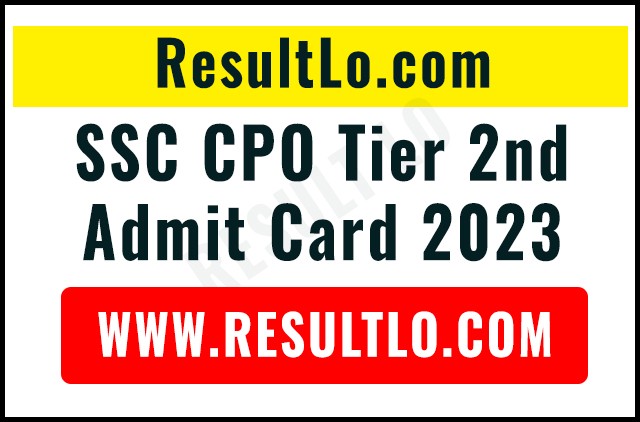 SSC CPO  Paper II New Exam Date Notice Released