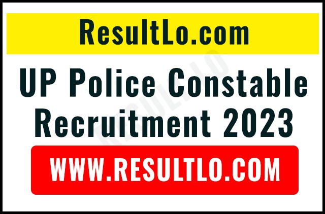 UP Police Constable Recruitment 2023