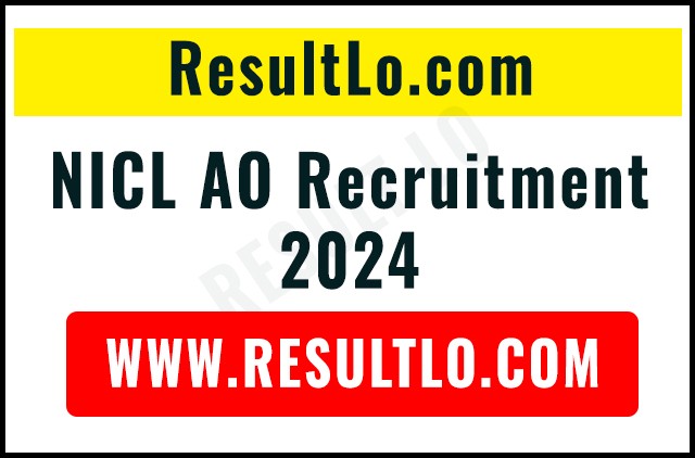 NICL AO Recruitment 2024