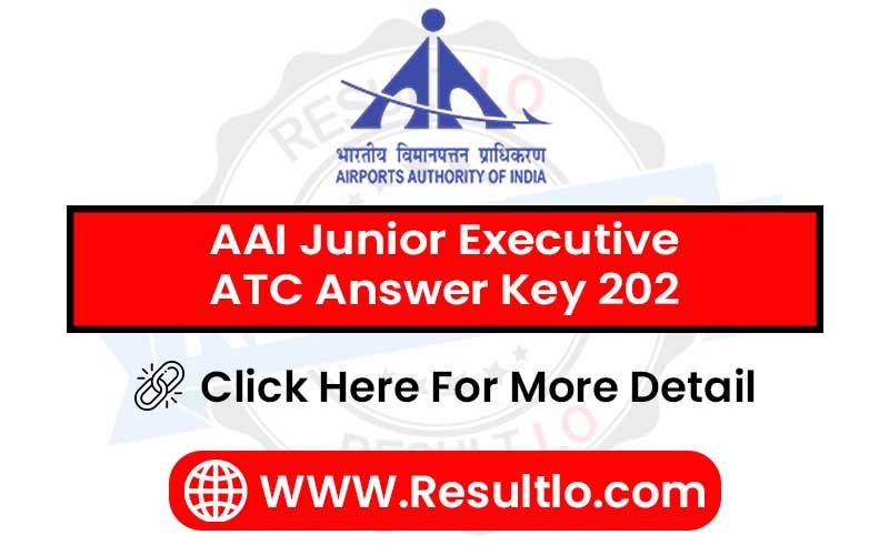 AAI Junior Executive ATC Answer Key 2023