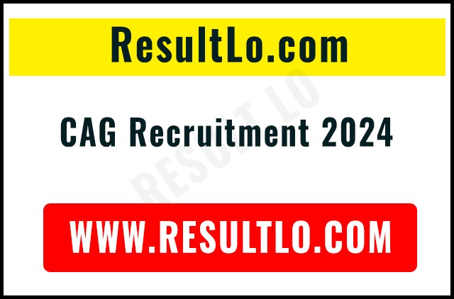 CAG Recruitment 2024