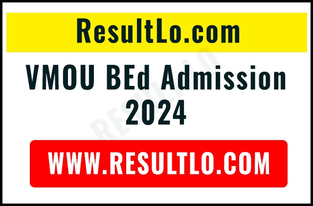 VMOU BEd Admission 2024