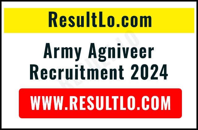 Army Agniveer Recruitment 2024