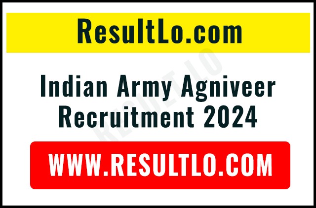 Indian Army Agniveer Recruitment 2024