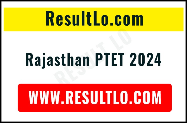 Rajasthan PTET 2024