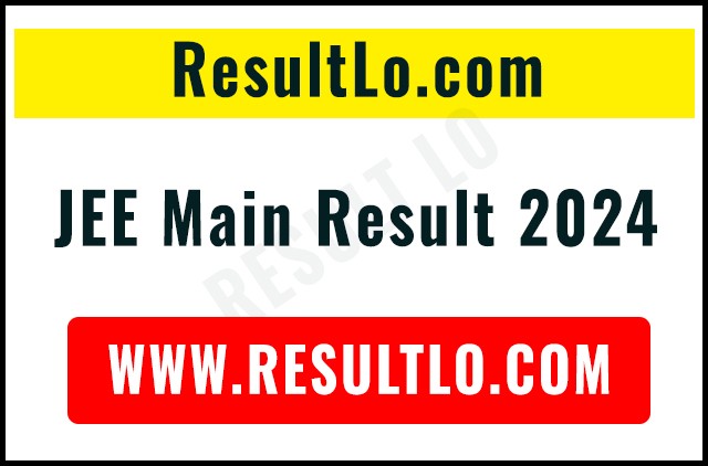 JEE Main Result 2024