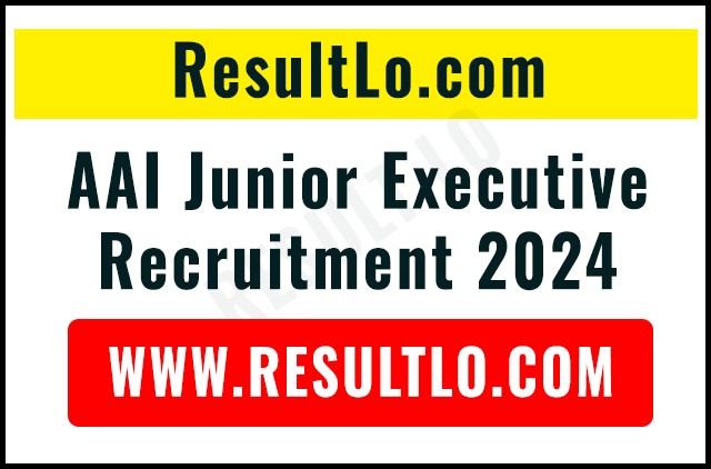 AAI Junior Executive Recruitment 2024