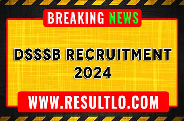 DSSSB New Recruitment 1499 Post 2024