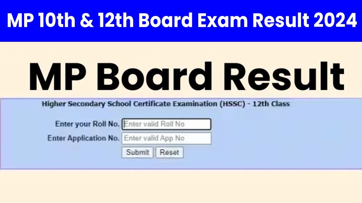 MP 10th & 12th Board Exam Result 2024