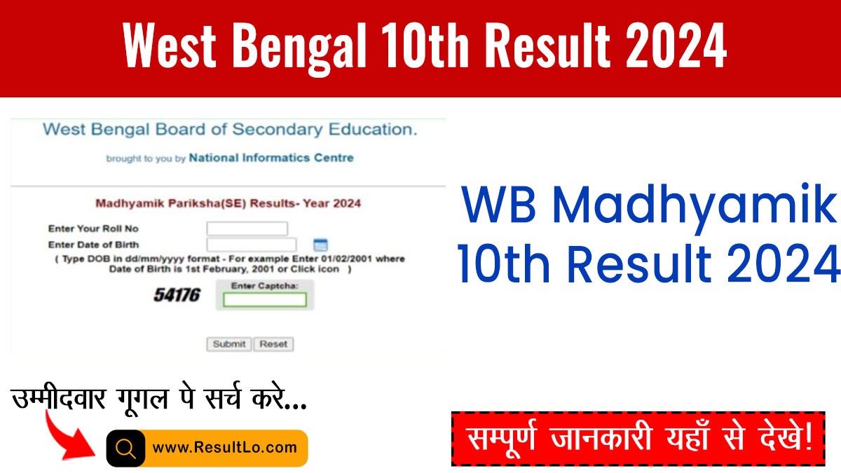 West Bengal 10th Result 2024