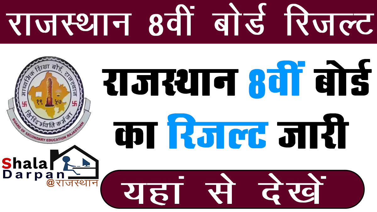 RBSE 8th Result 2024: आज की लेटेस्ट अपडेट