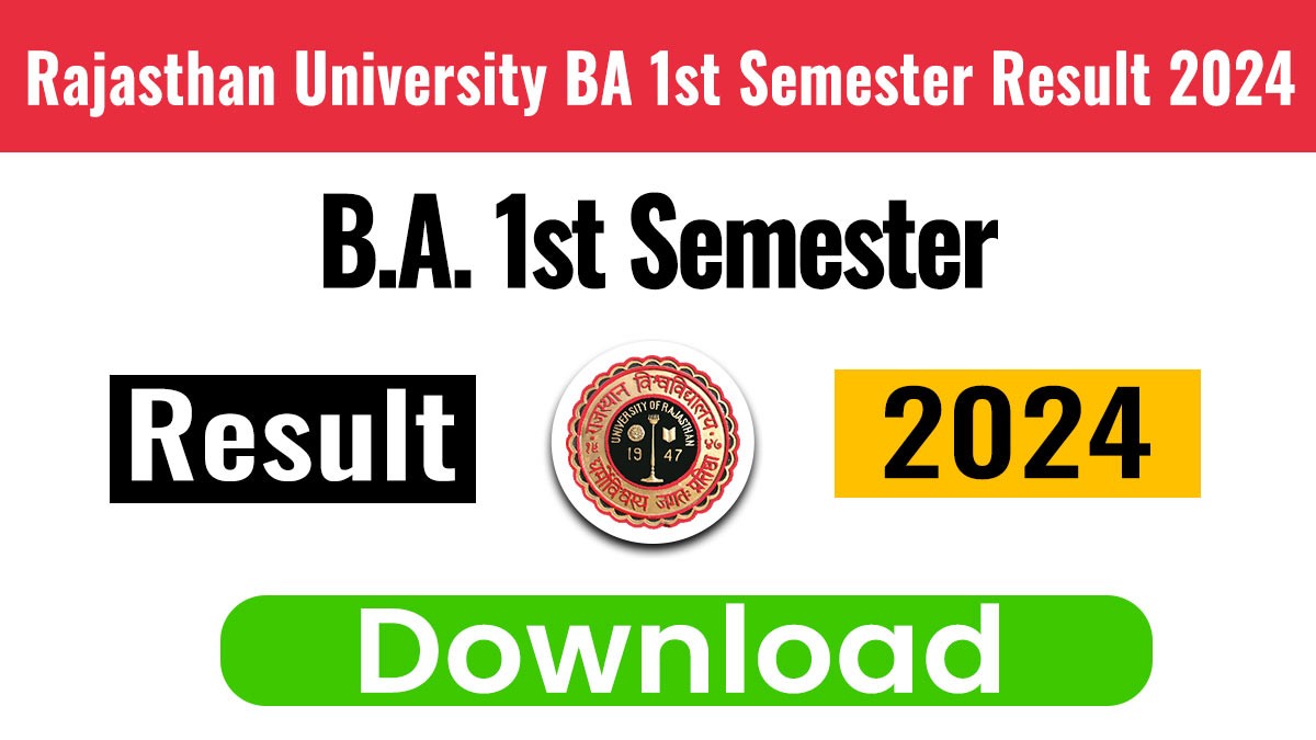 Ba 1st Semester Result 2024