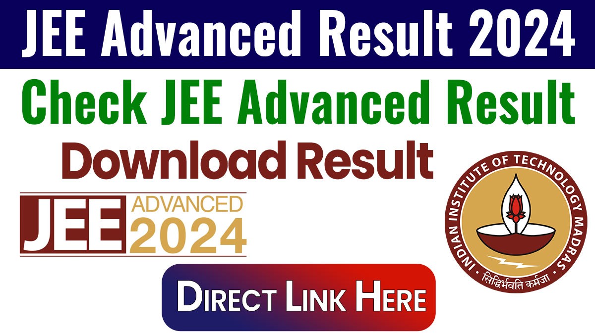 JEE Advanced Result 2024