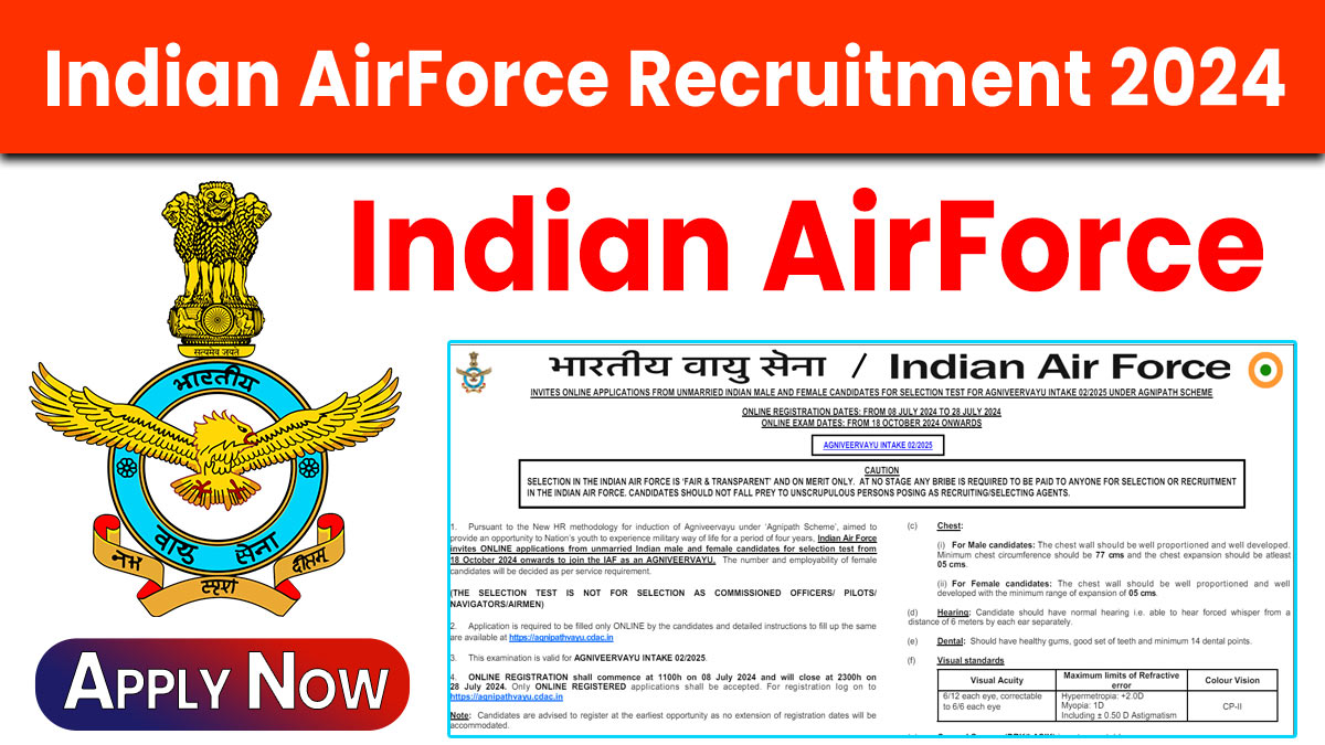 Indian AirForce Recruitment 2024