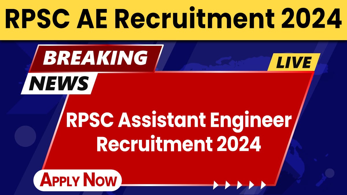 RPSC Assistant Engineer Recruitment 2024