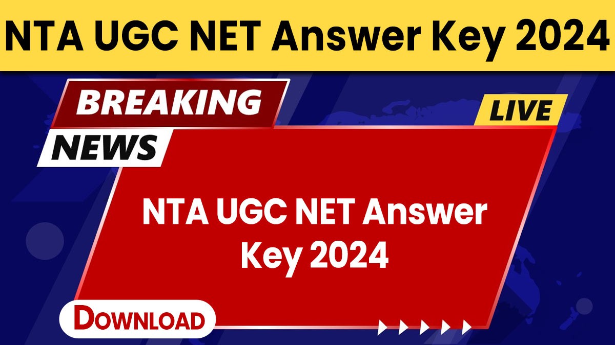 NTA UGC NET 21-22-23 August 2024 Exam Official Answer Key Released