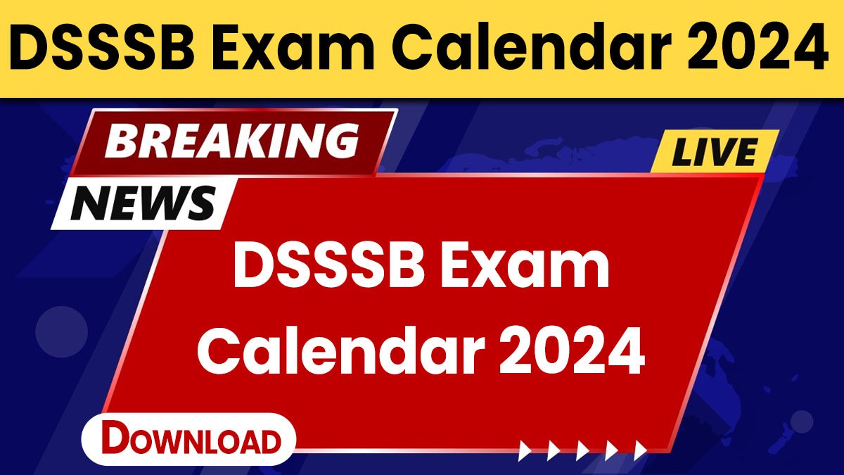 DSSSB Exam Date Calendar